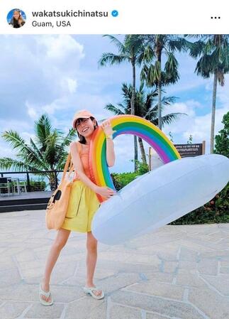 　若槻千夏のインスタグラム＠ｗａｋａｔｓｕｋｉｃｈｉｎａｔｓｕから