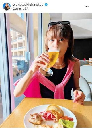 　若槻千夏のインスタグラム＠ｗａｋａｔｓｕｋｉｃｈｉｎａｔｓｕから