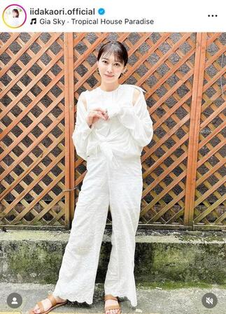 　飯田圭織のインスタグラム＠ｉｉｄａｋａｏｒｉ．ｏｆｆｉｃｉａｌ（７月１６日付）より