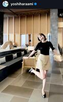 ＴＢＳ良原安美アナのインスタグラム（＠ｙｏｓｈｉｈａｒａａｍｉ）より