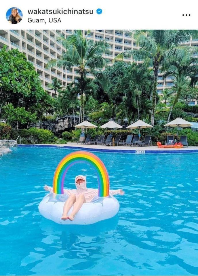 　若槻千夏のインスタグラム＠ｗａｋａｔｓｕｋｉｃｈｉｎａｔｓｕから