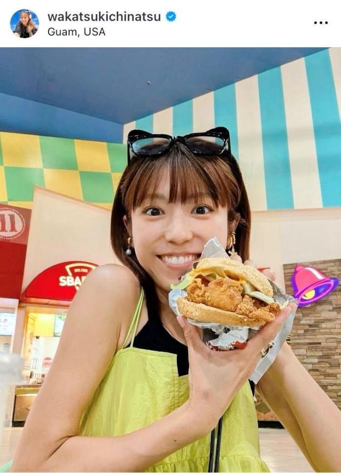 　若槻千夏のインスタグラム＠ｗａｋａｔｓｕｋｉｃｈｉｎａｔｓｕから