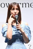 　ワーキングマザー部門受賞の小倉優子（撮影・持木克友）