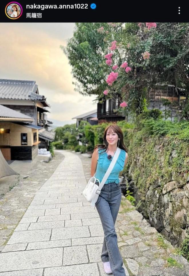 　中川安奈アナウンサーのインスタグラム＠ｎａｋａｇａｗａ．ａｎｎａ１０２２から