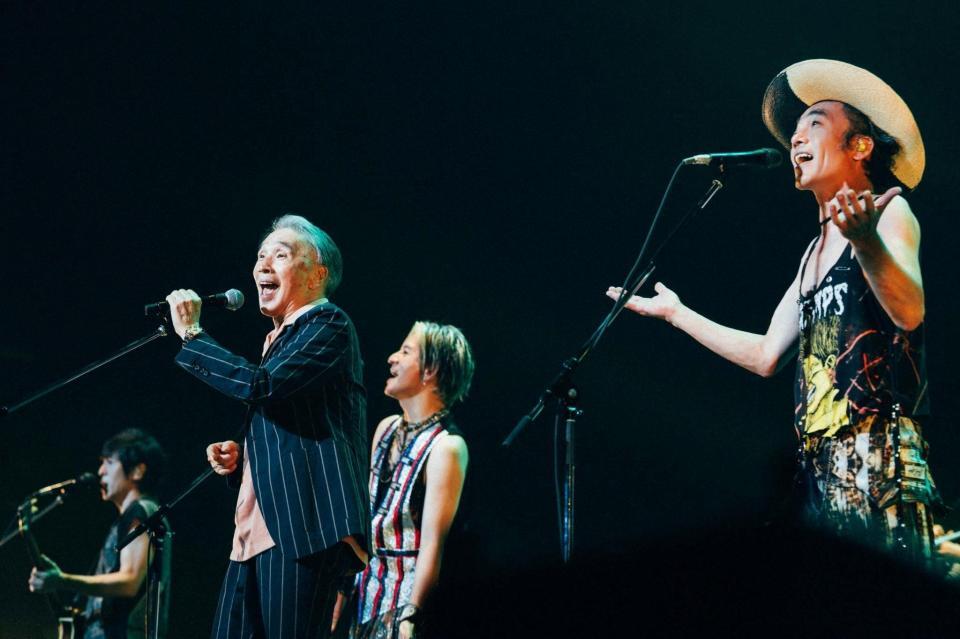 　シークレットゲストとしてライブに参加した堺正章（Ｃ）ＴＯＫＹＯ　ＲＥＣＯＲＤＳ