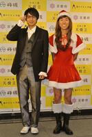 　２０１２年１１月、急性膵炎から復帰して９カ月、激やせぶりが目立つ福田充徳（右）