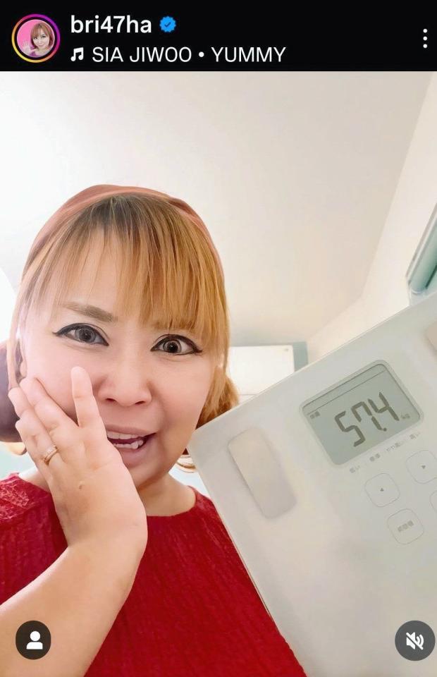 浜田ブリトニーのインスタグラム（＠ｂｒｉ４７ｈａ）より