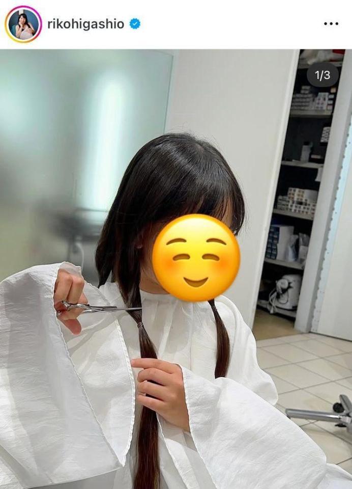 　東尾理子のインスタグラム＠ｒｉｋｏｈｉｇａｓｈｉｏより 