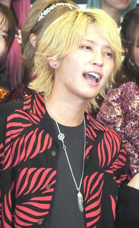 　会見に出席した手越祐也