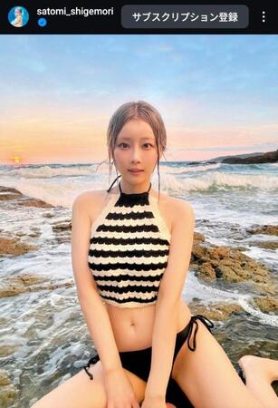 　重盛さと美のインスタグラム＠ｓａｔｏｍｉ＿ｓｈｉｇｅｍｏｒｉから