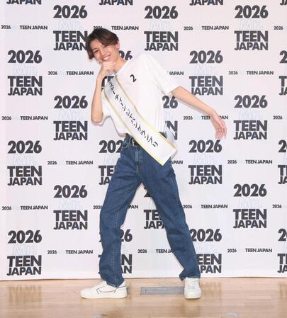 　グランプリに輝いた水戸虹一輝（撮影・石井剣太郎）