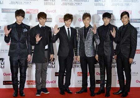 　２ＰＭ＝２０１２年６月撮影「ＭＴＶ　ＶＭＡＪ２０１２」で来日した当時の２ＰＭ