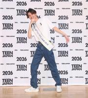 　グランプリに輝いた水戸虹一輝（撮影・石井剣太郎）