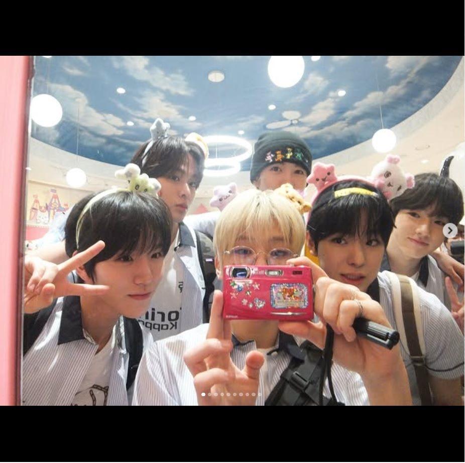 　ＮＣＴ　ＷＩＳＨの公式インスタグラム＠ｎｃｔｗｉｓｈ＿ｏｆｆｉｃｉａｌ より　ＮＣＴ　ＷＩＣＨＵや新マスコットカチューシャを付けたＮＣＴ　ＷＩＳＨ