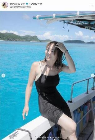 　新山千春インスタグラム＠ｃｈｉｈａｒｕｕｕ＿０１１４から