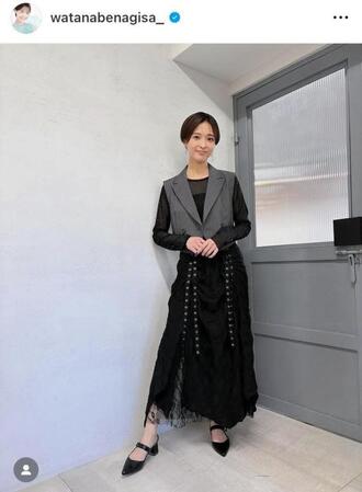 　渡邊渚アナのインスタグラム＠ｗａｔａｎａｂｅｎａｇｉｓａ＿より