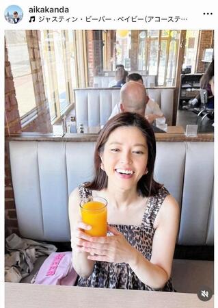 　神田愛花ノインスタグラム＠ａｉｋａｋａｎｄａより