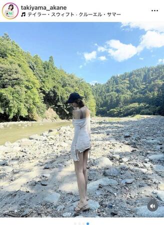 瀧山あかねのインスタグラム＠ｔａｋｉｙａｍａ＿ａｋａｎｅより