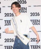 　グランプリに輝いた水戸虹一輝（撮影・石井剣太郎）