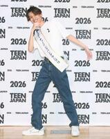 　グランプリに輝いた水戸虹一輝さん（撮影・石井剣太郎）