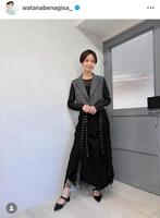 　渡邊渚アナのインスタグラム＠ｗａｔａｎａｂｅｎａｇｉｓａ＿より