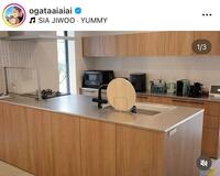 　妻・尾形あいさんこだわりのキッチン。インスタグラム＠ｏｇａｔａａｉａｉａｉより