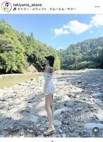 瀧山あかねのインスタグラム＠ｔａｋｉｙａｍａ＿ａｋａｎｅより
