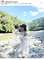 瀧山あかねのインスタグラム＠ｔａｋｉｙａｍａ＿ａｋａｎｅより