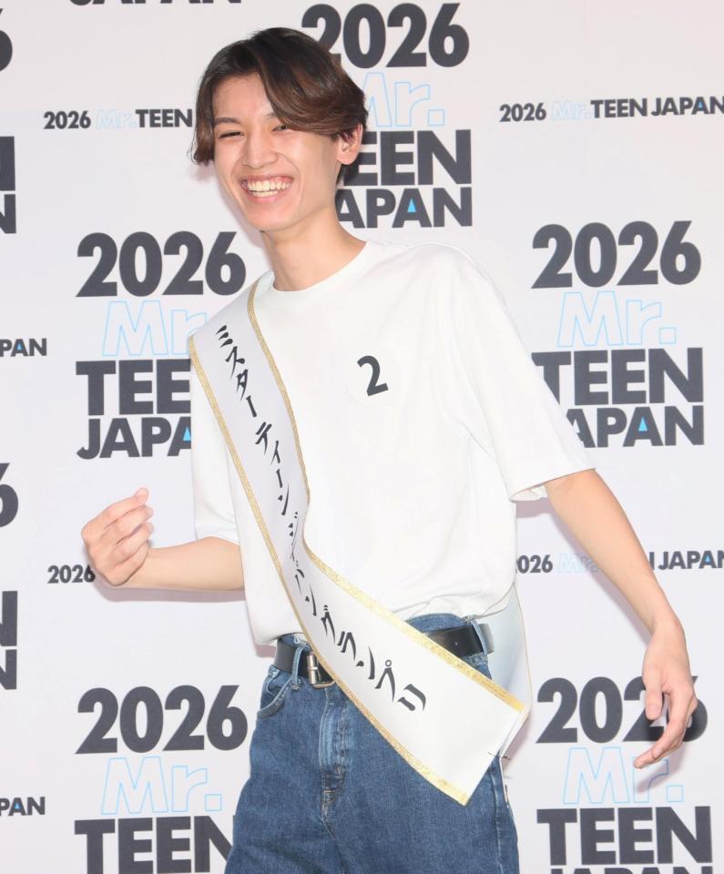 　グランプリに輝いた水戸虹一輝（撮影・石井剣太郎）