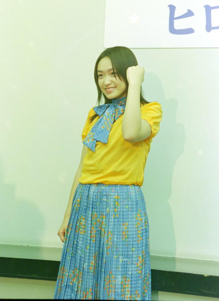 　ＮＨＫ連続テレビ小説「ほんまもん」ヒロインに決まった池脇千鶴（０１年４月）