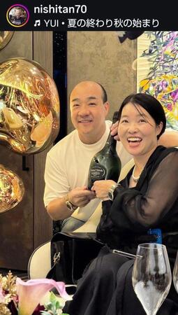 　西村誠司氏のインスタグラム（＠ｎｉｓｈｉｔａｎ７０）より