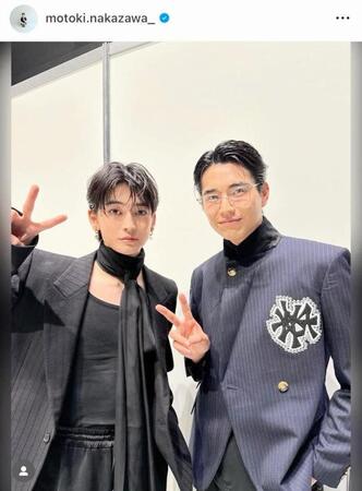 色気むんむん「たまるか～！」な共演。中沢元紀のインスタグラム＠ｍｏｔｏｋｉ．ｎａｋａｚａｗａ＿より