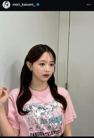 森香澄のインスタグラム＠ｍｏｒｉ＿ｋａｓｕｍｉ＿から