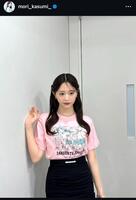森香澄のインスタグラム＠ｍｏｒｉ＿ｋａｓｕｍｉ＿から