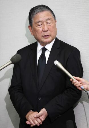 　橋幸夫さんとの思い出を語る徳光和夫（撮影・佐々木彰尚）