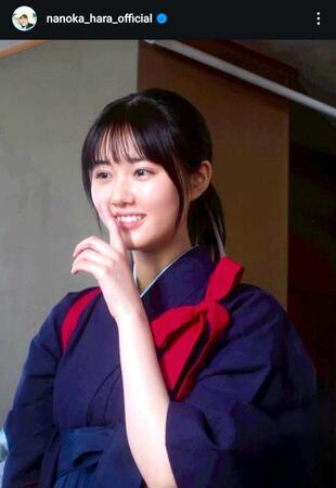 　原菜乃華のインスタグラム＠ｎａｎｏｋａ＿ｈａｒａ＿ｏｆｆｉｃｉａｌから