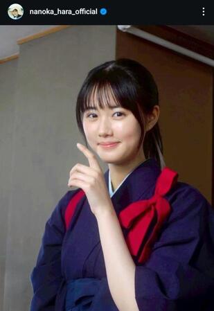 　原菜乃華のインスタグラム＠ｎａｎｏｋａ＿ｈａｒａ＿ｏｆｆｉｃｉａｌから