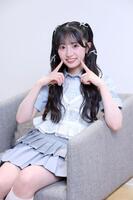 　ＡＫＢ４８の秋山由奈（撮影・金田祐二）