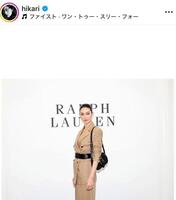 　森星のインスタグラム＠ｈｉｋａｒｉより