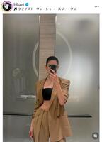 　森星のインスタグラム＠ｈｉｋａｒｉより