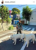 　志穂美悦子のインスタグラム＠ｅｔｓｕｋｏ＿ｓｈｉｈｏｍｉ（９月３日付）より