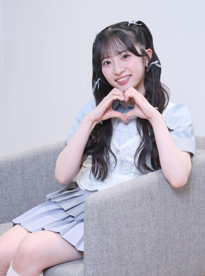 　ＡＫＢ４８の秋山由奈（撮影・金田祐二）