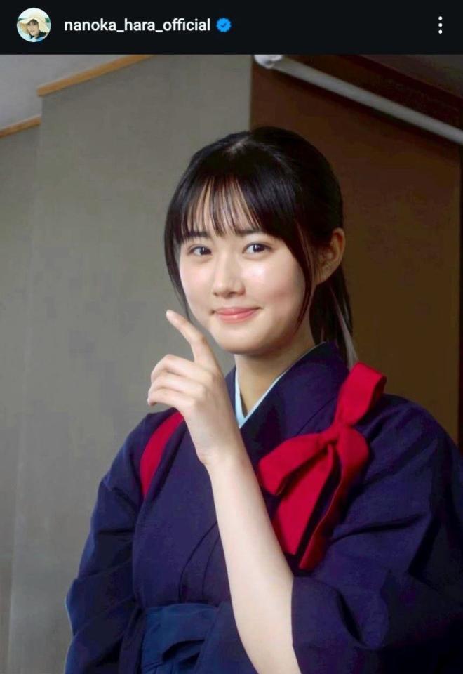 　原菜乃華のインスタグラム＠ｎａｎｏｋａ＿ｈａｒａ＿ｏｆｆｉｃｉａｌから
