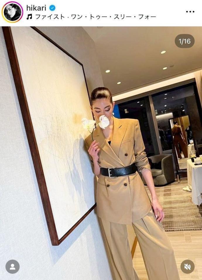 　森星のインスタグラム＠ｈｉｋａｒｉより