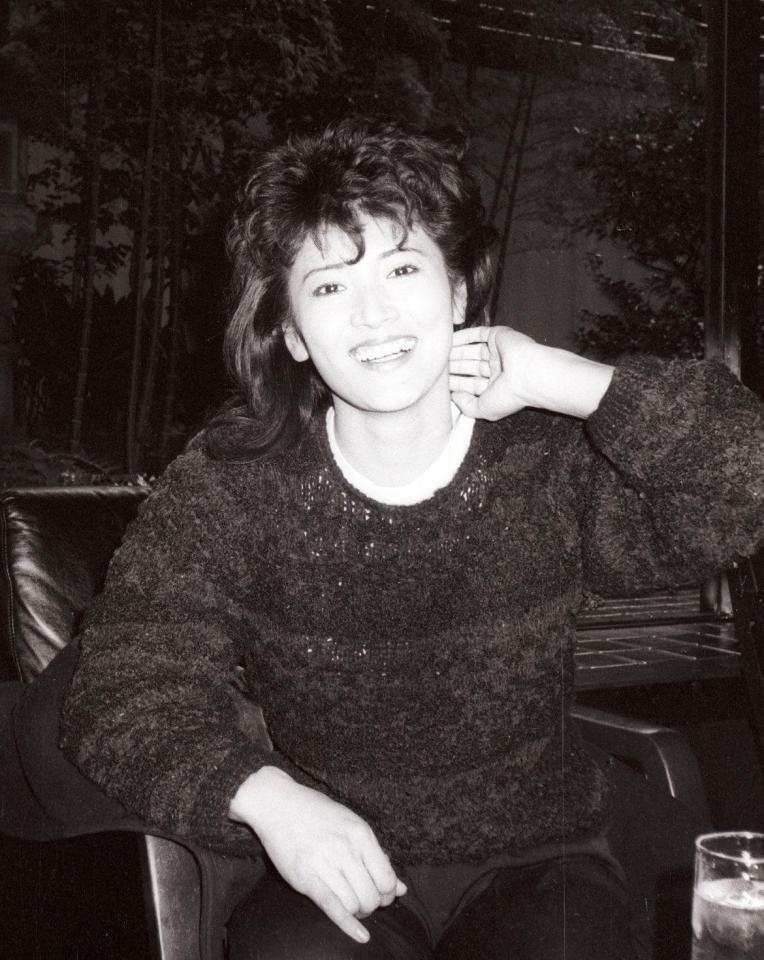 　志穂美悦子（１９８３年１２月撮影）