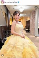 う、美しい…思わずクギ付けのウェディングドレス姿。森高愛のインスタグラム＠ａｉ＿ｍｏｒｉｔａｋａ＿ｏｆｆｉｃｉａｌより