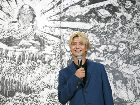 　公式アンバサダーを務める高橋海人（撮影・金田祐二）