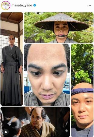 　「べらぼう」では恐怖の役柄だった矢野聖人のインスタグラム＠ｍａｓａｔｏ＿ｙａｎｏ より