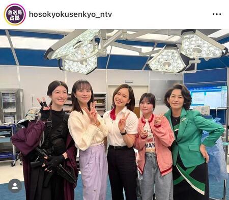 　オフショットではオペ室内もほんわか。放送局占拠のインスタグラム＠ｈｏｓｏｋｙｏｋｕｓｅｎｋｙｏ＿ｎｔｖより