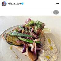 一色紗英のインスタグラム＠ｔｈｉｓ＿ｉｓ＿ｓａｅより。「ＴＥＲＲＡ」のガレット